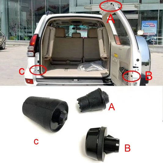 for Toyota Prado LC120 2003-09 Rear Trunk Tailgate Rubber Stop Buffer Cushion 3X