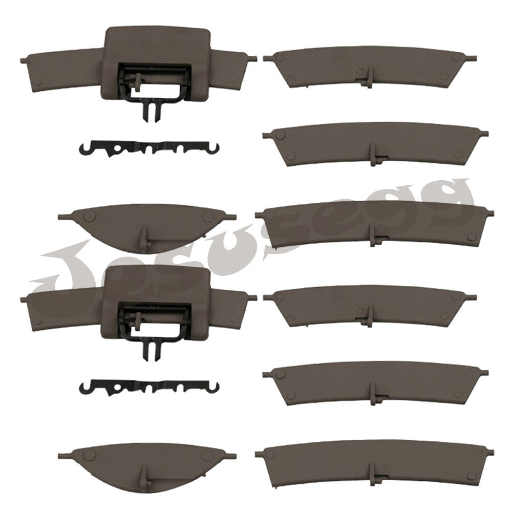 2X Dashboard Dash Center AC Air Vent Grill Kit Beige For 07-12 ML-Class GL-Class Q