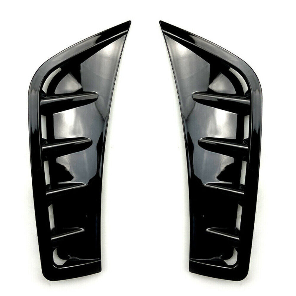 Front Wheel Air Vent Hood Fender Cover for Benz GLC-Class 2020-2023 Glossy Black