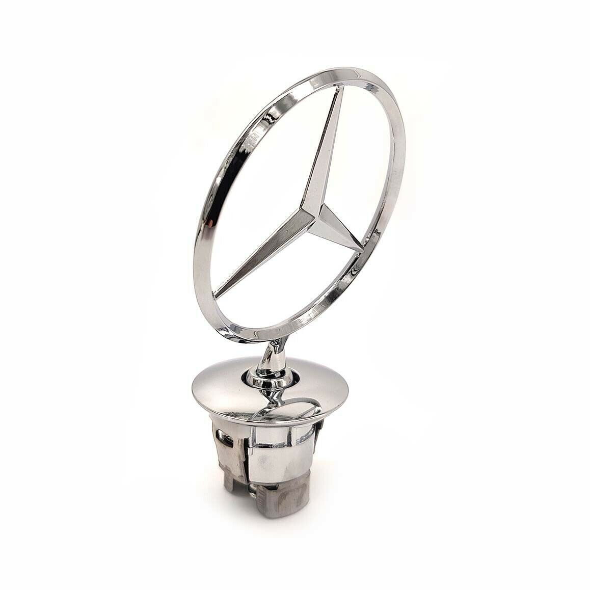 Front grille decorative upright star badge for Mercedes-Benz CES silver badge