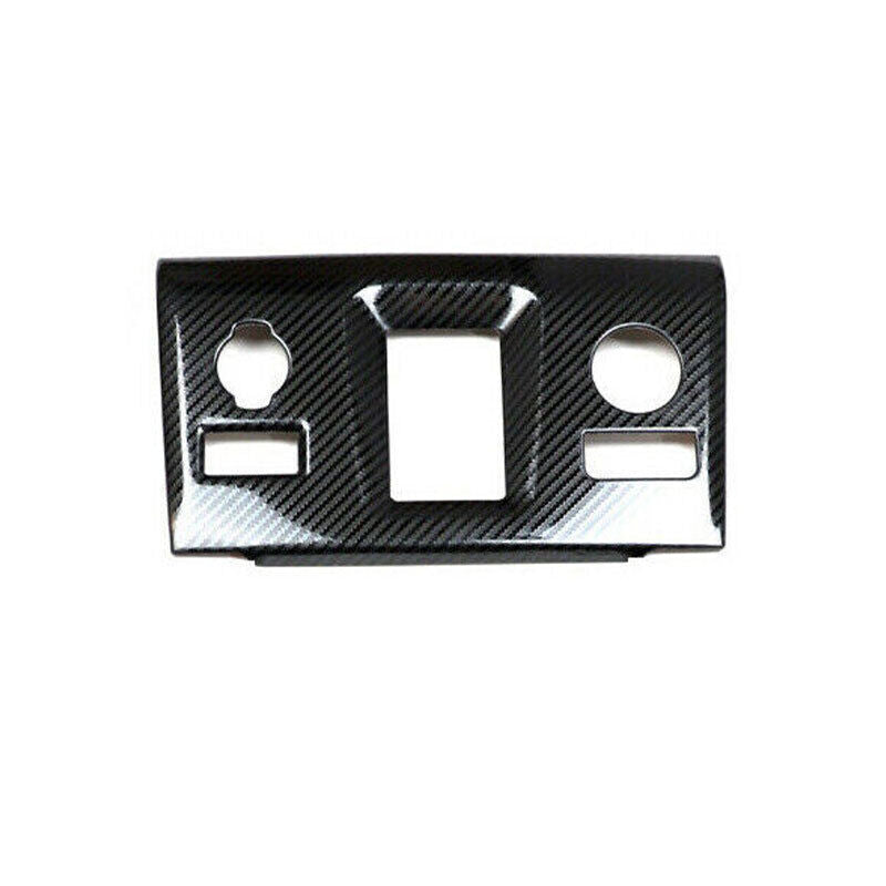 Carbon Fiber Steel Central Console Gear Shift Panel for Jaguar F-PACE 2021-2022 Q