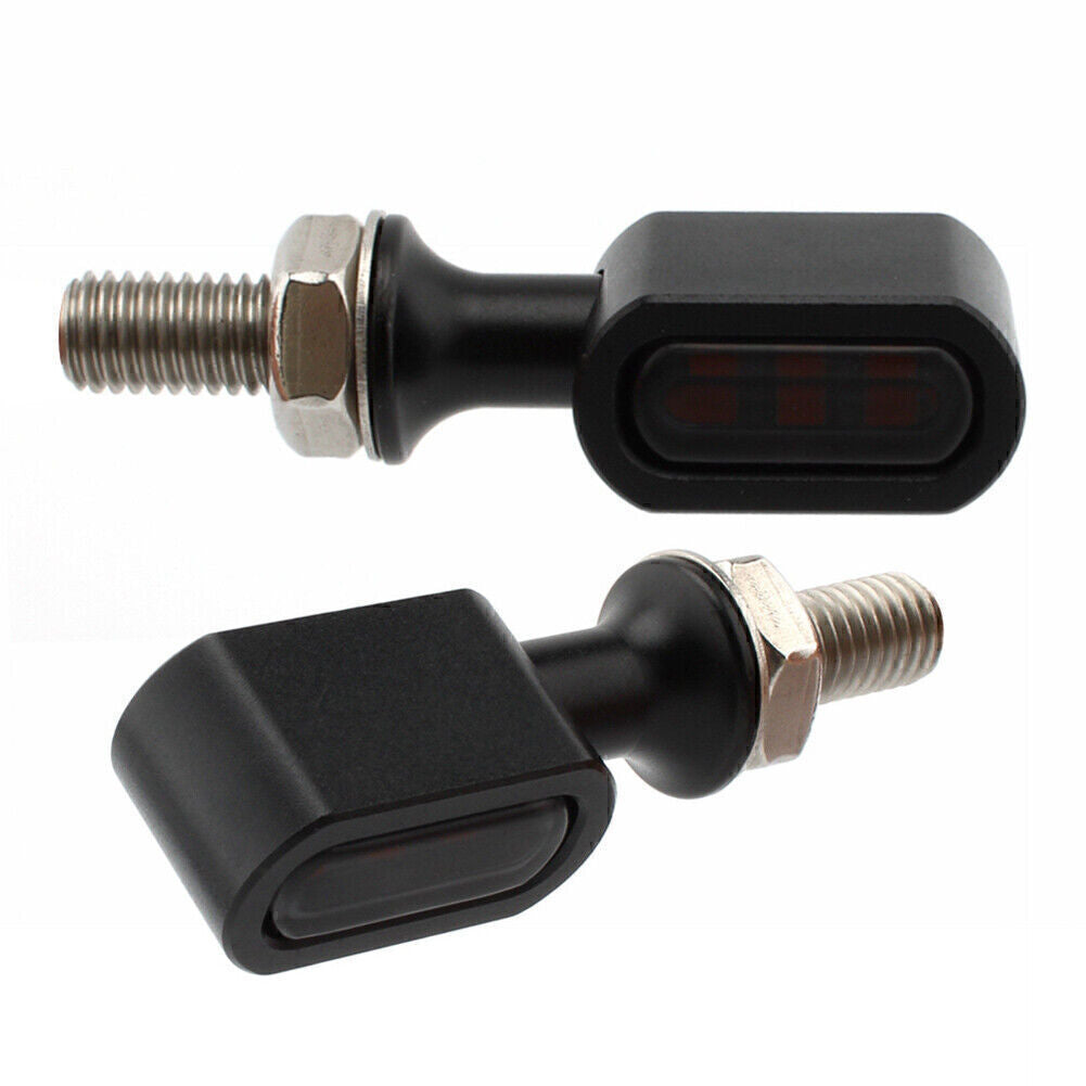 Motorcycle Turn Signal LED Amber Indicator Light Blinker for Mini Lamp Universal Q