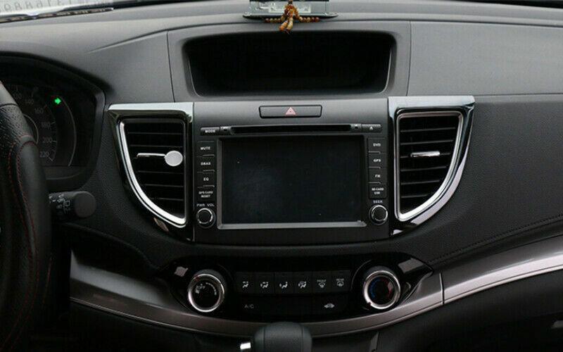 for Honda CRV CR-V 12-2016 Black Titanium Middle Console Air Outlet Vent Trim 2