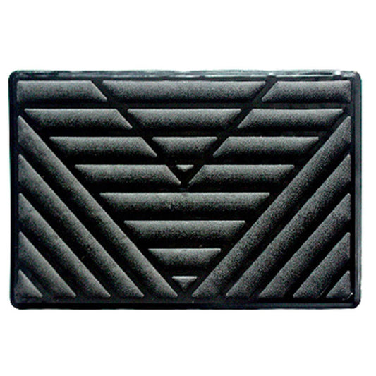 Car Floor Carpet Pad Heel Foot Mat PVC Pedal Patch Cover Accessory 9.84x5.91in