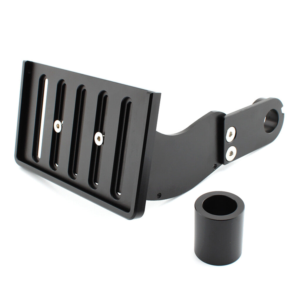 Side Mount License Plate Bracket Holder Kit Fit for Harley Softail Fat Boy Dyna Q