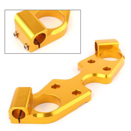 Triple Tree Front End Upper Top Clamp fit for Suzuki GSXR 1300 Hayabusa 2008-19 Gold Q