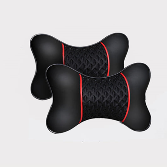 Travel Pillow Neck Support Head Rest Pad 2pcs Car Soft Cushion Four Seasons Q
