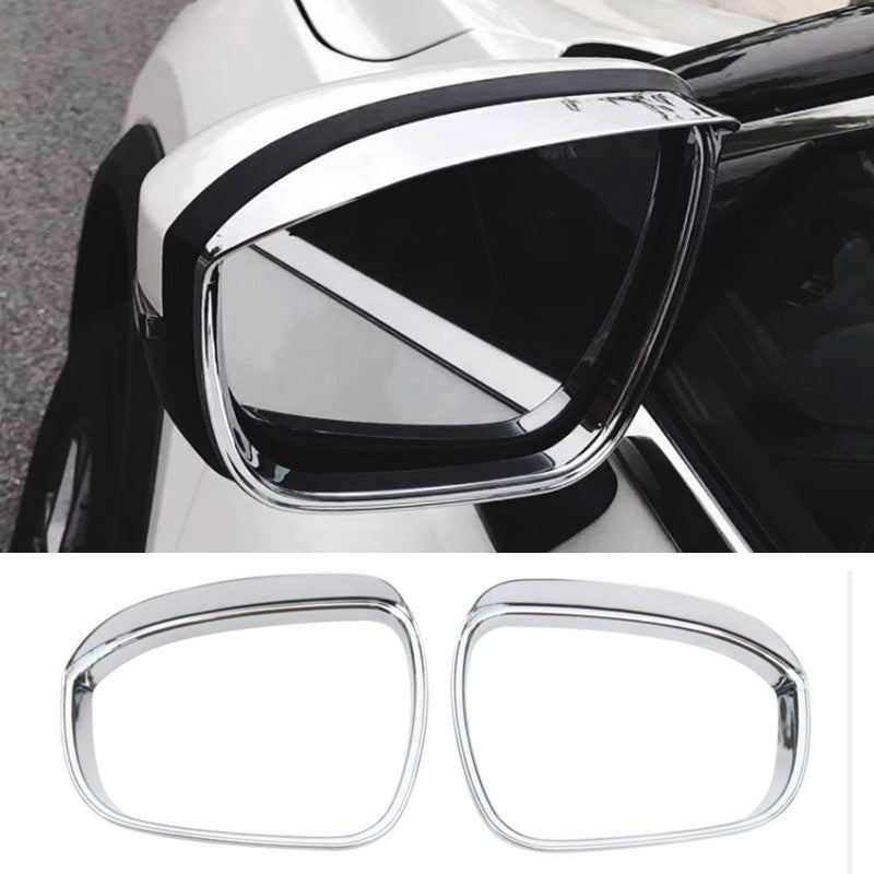 For Murano 2015-2024 Chrome Rearview Mirror Rain Eyebrow Cover v