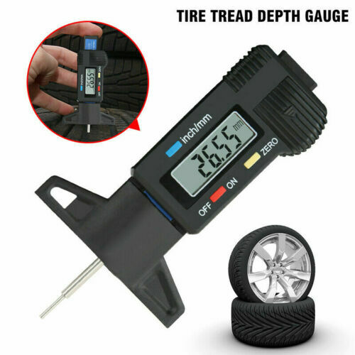 Tyre Gauge Tread Depth Gauge Depth Gauge Digital Caliper 0-25.4mm Q