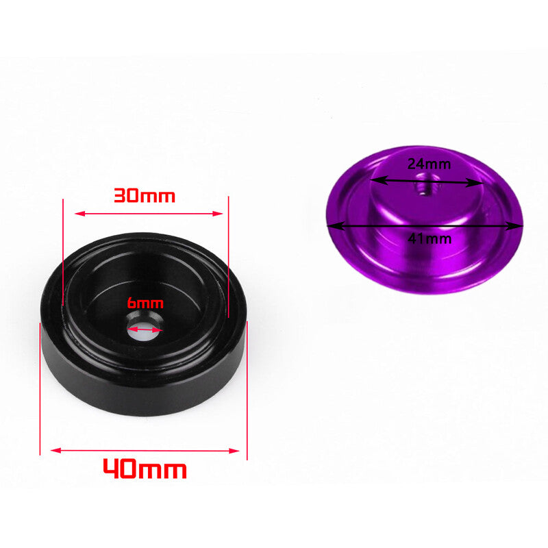 40mm Rear Wiper Block Off Delete Plug Cap Grommet for Civic Integra RSX Purple Q