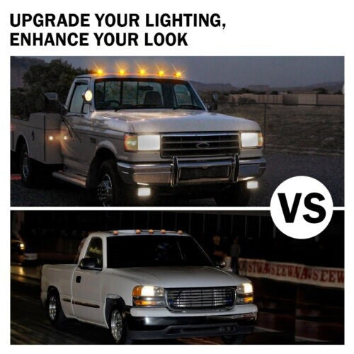 5-cab marker roof light, smoked amber LED, suitable for 2003-2016 for Dodge for Ram 1500 2500- n