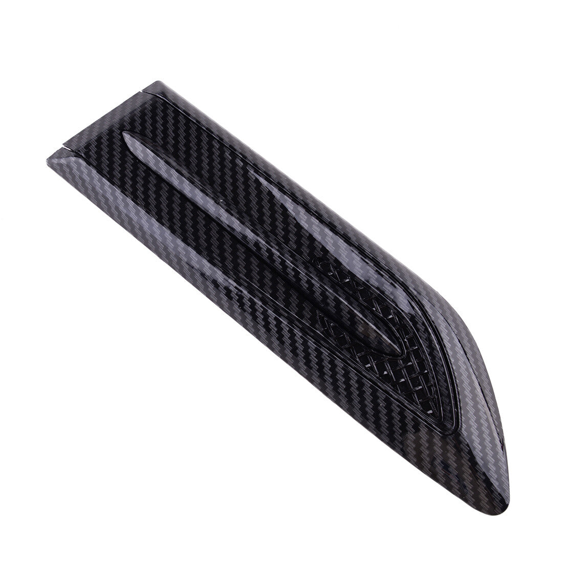 2pcs Car Side Air Flow Intake Decorative Scoop Vent Bonnet Cover Grill Grille