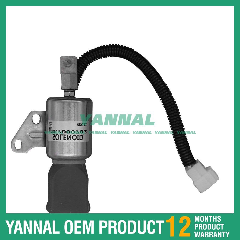 12V Stop Solenoid Valve 7000782 is suitable for excavators 418 E08 E10 E17 E19 E20-