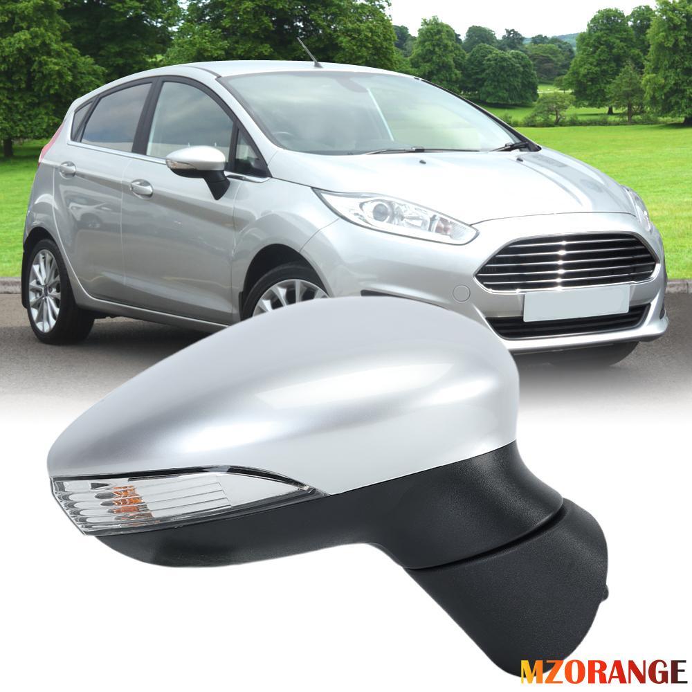 F¨¹r for Ford Fiesta MK7 2013-2017 Rechts Au?enspiegel Manuell Beheizbar Silber