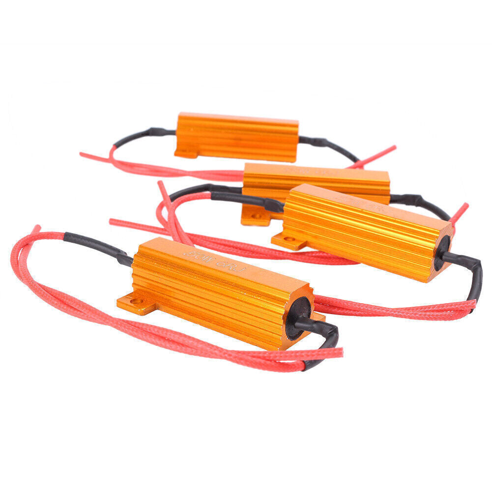 4x50W 6ohm Load Resistor FixLED Light Bulb Error Fast Hyper Flash Turn Signal