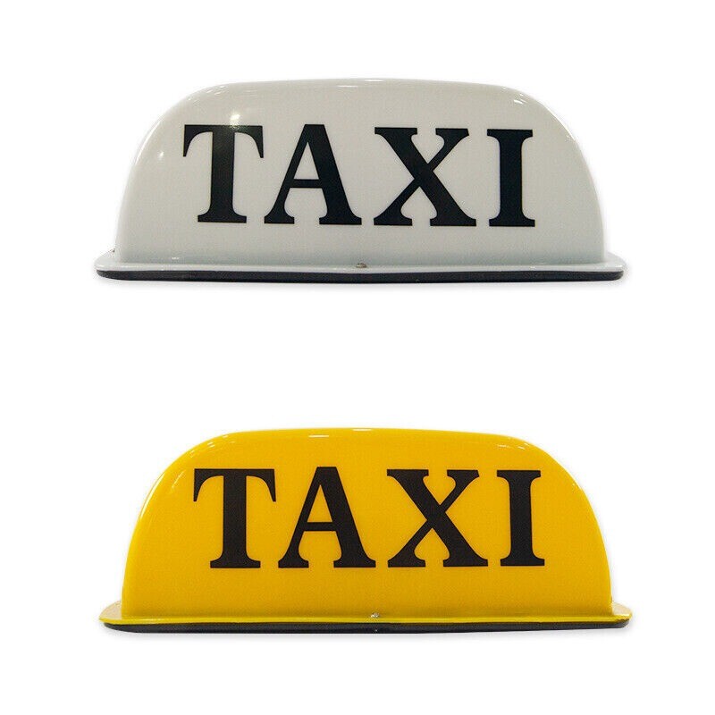 12V light taxi cab LED top dome waterproof roof sign with magnetic base