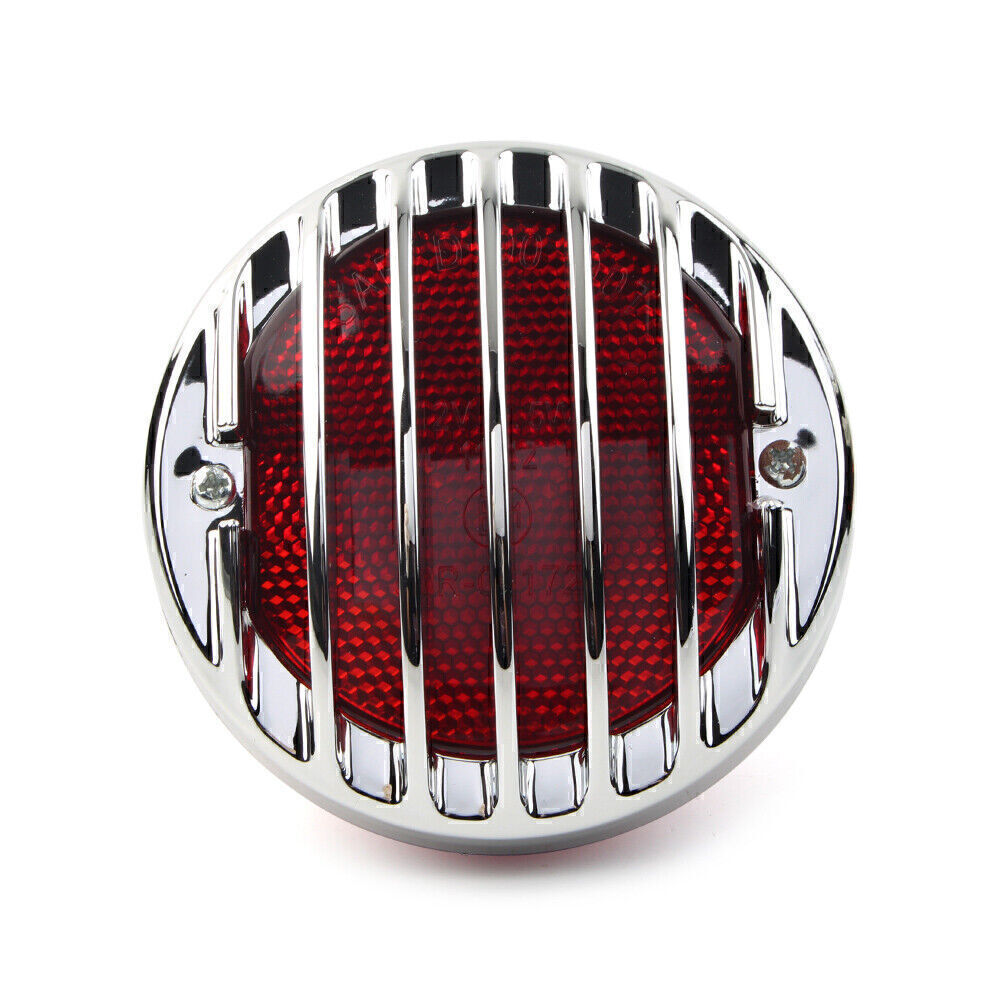 Fit for Harley Bobber Rat Custom Chopper Motorcycle Chrome Tail Brake Light