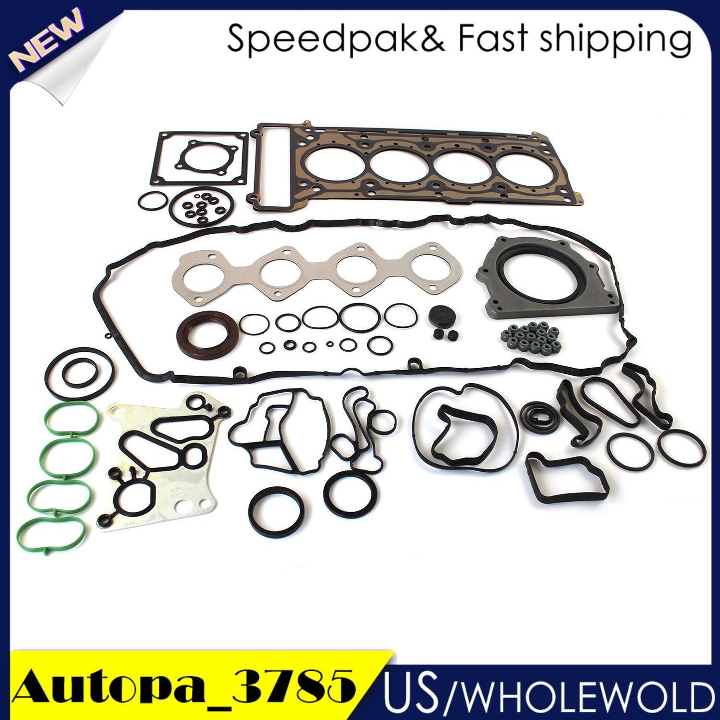 Engine Overhaul Gasket Kit Fits for Mercedes-Benz W204 W211 M271 1.8 Kompressor