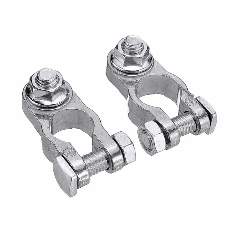 Copper Car Battery Clamp Terminal Connector Zinc Pile Head Single Column ¡Á2 v