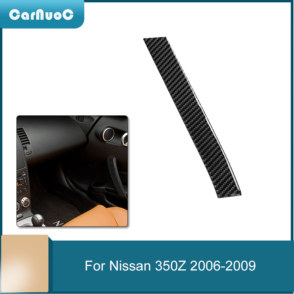 for Co -driver Door Handle Panel Trim Cover Carbon Fiber for Nissan 350Z 2006-2009