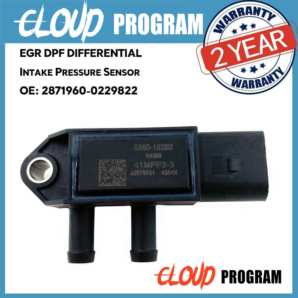 EGR DPF DIFFERENTIAL Intake Pressure Sensor S550-182B2 41MPP2-3 for Mazda n