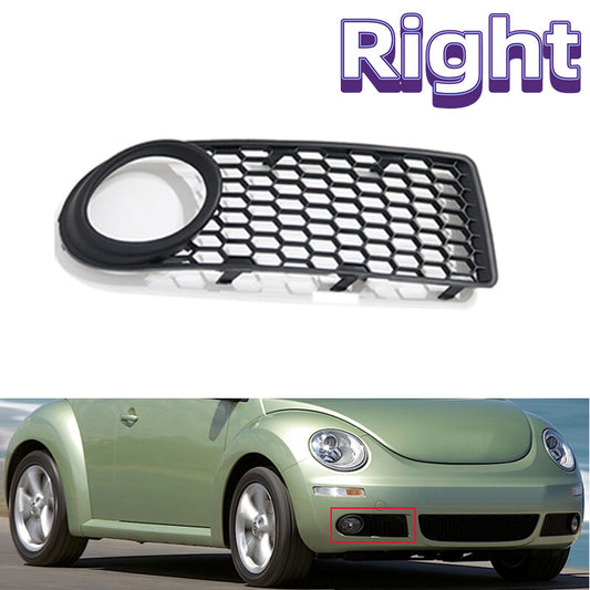 Right Mesh Grille Front Bumper Fog Lamp Cover Frame for VW Beetle/Cabrio 06-11