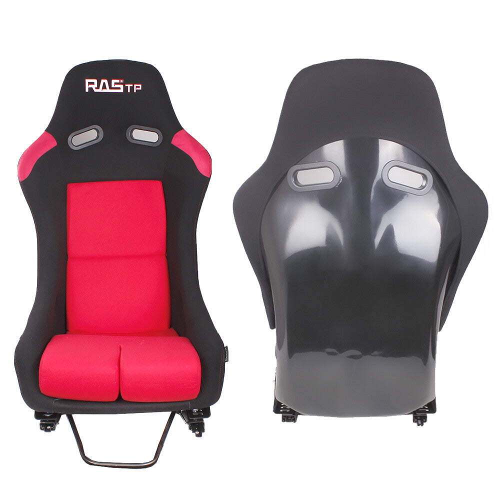 2PCS Fiber Glass Universal Bucket Rucket Racing for Seat +Stainless Bracket Mount Q
