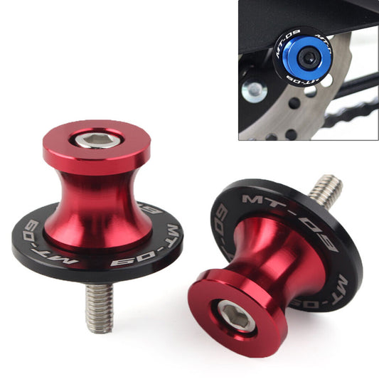 Red Motorcycle 6MM Swingarm Spools Sliders for YAMAHA MT-09 FZ09 2013-2022