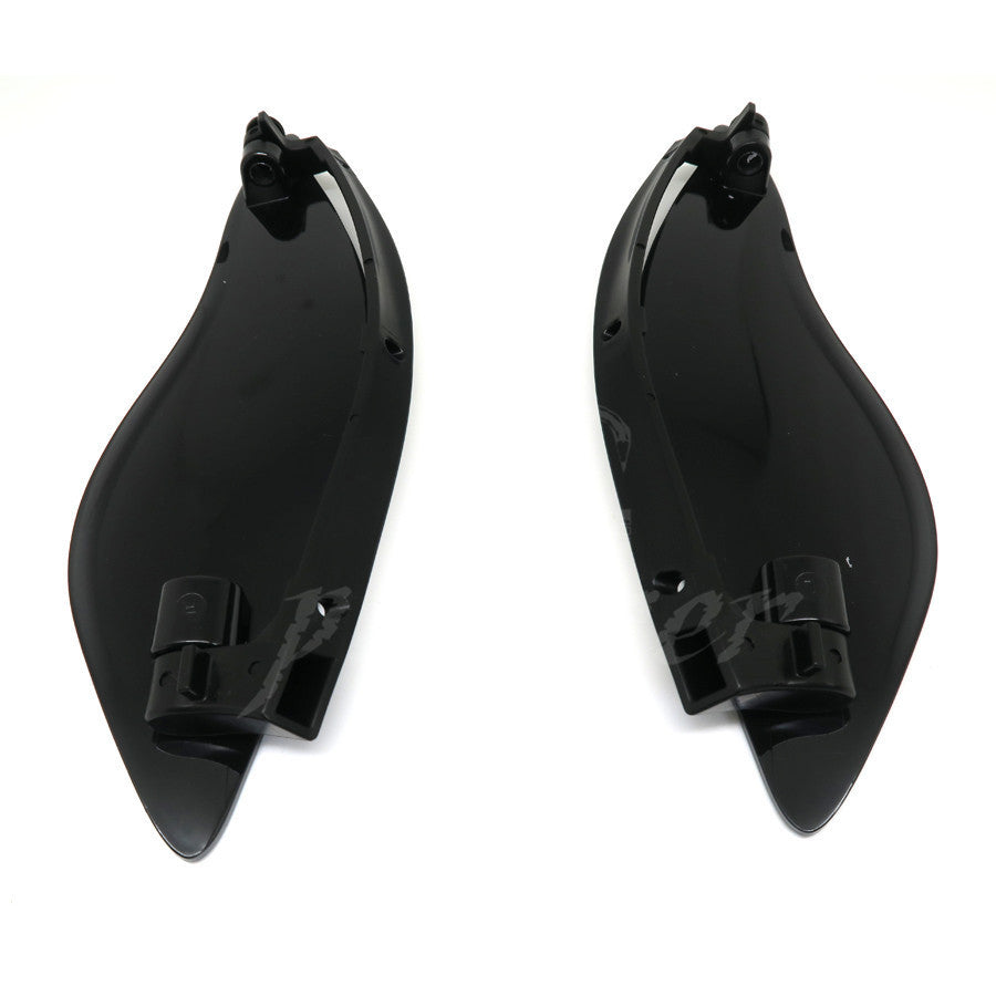 Dark Smoke Plastic Side Wings Air Deflectors for Harley Street Tri Glide 14-16 Q