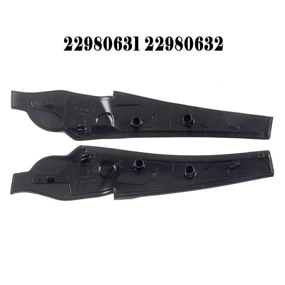 1Pair Car Front Wiper Side Cowl Extension Cover Trim for Cadillac XTS 2013-2019