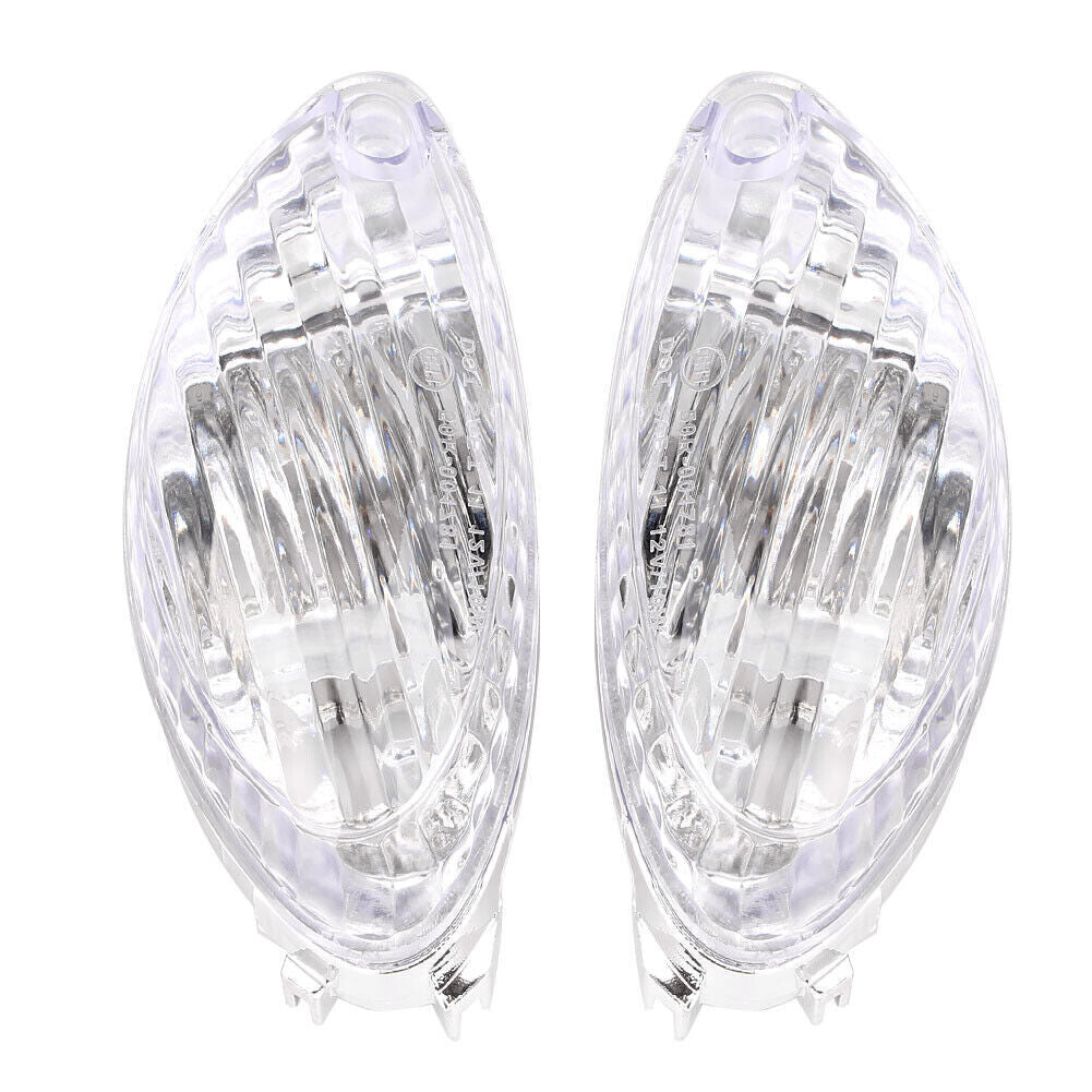 2pcs Clear Turn Signals Light Indicators Lens Fit for Suzuki Hayabusa GSXR1300 08-10 Q