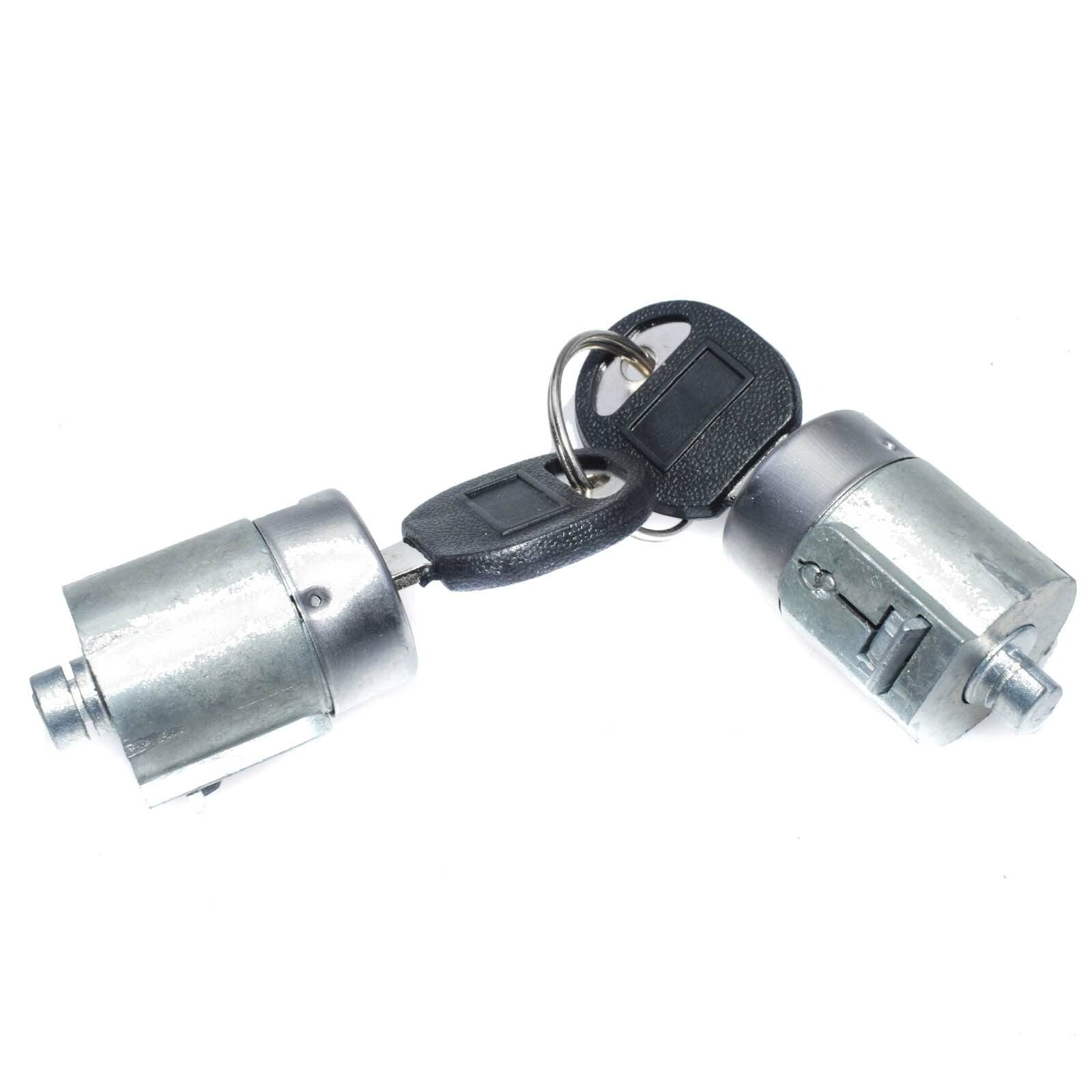 Door lock cylinder set with 2 keys for for Cadillac for GMC C3500HD for C2500- v