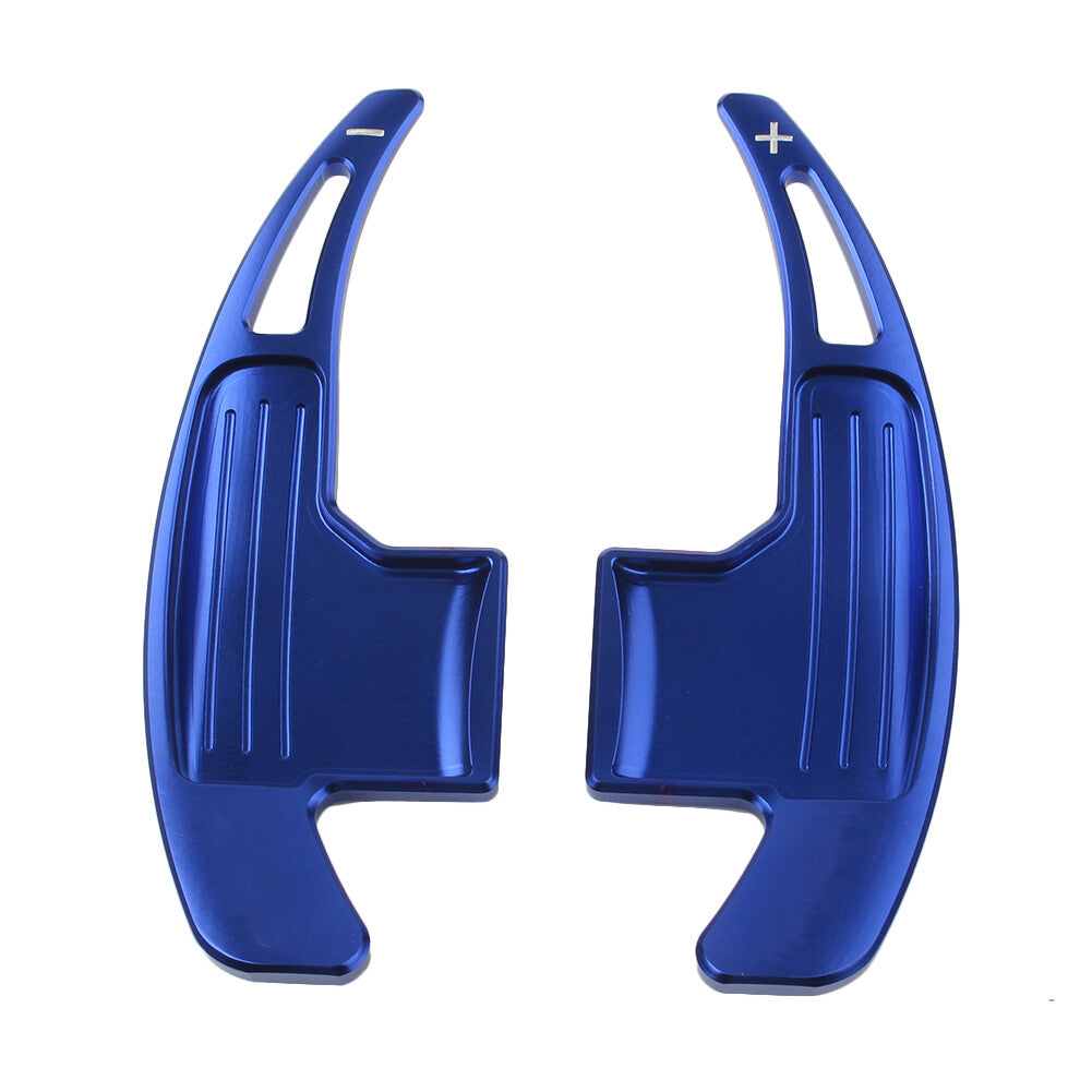 Steering Wheel Shift Shifter Paddle Extension Alu FIT 2015-21 for Ford for Mustang Blue