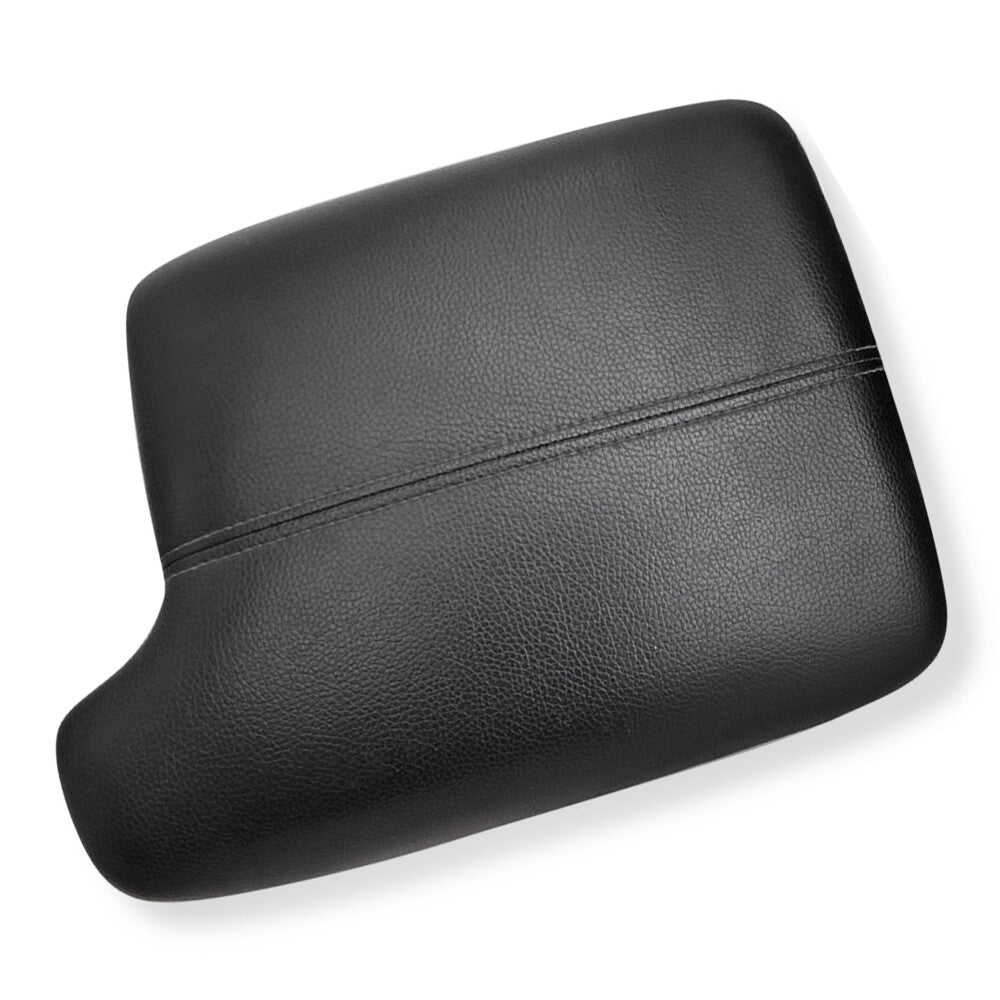 Car Center Console Armrest Lid Cover Synthetic Leather Black for Accord 2013-17 Q