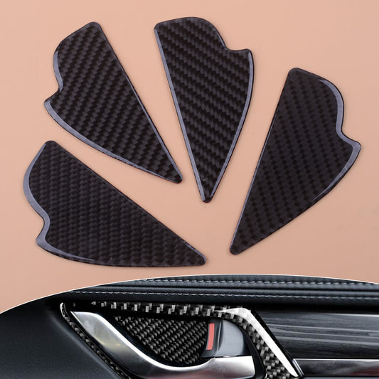 Carbon Fiber Inner Door Handle Bowl Cover Fit for for Mazda 3 6 CX-3 CX-5 CX-8 CX-9 v