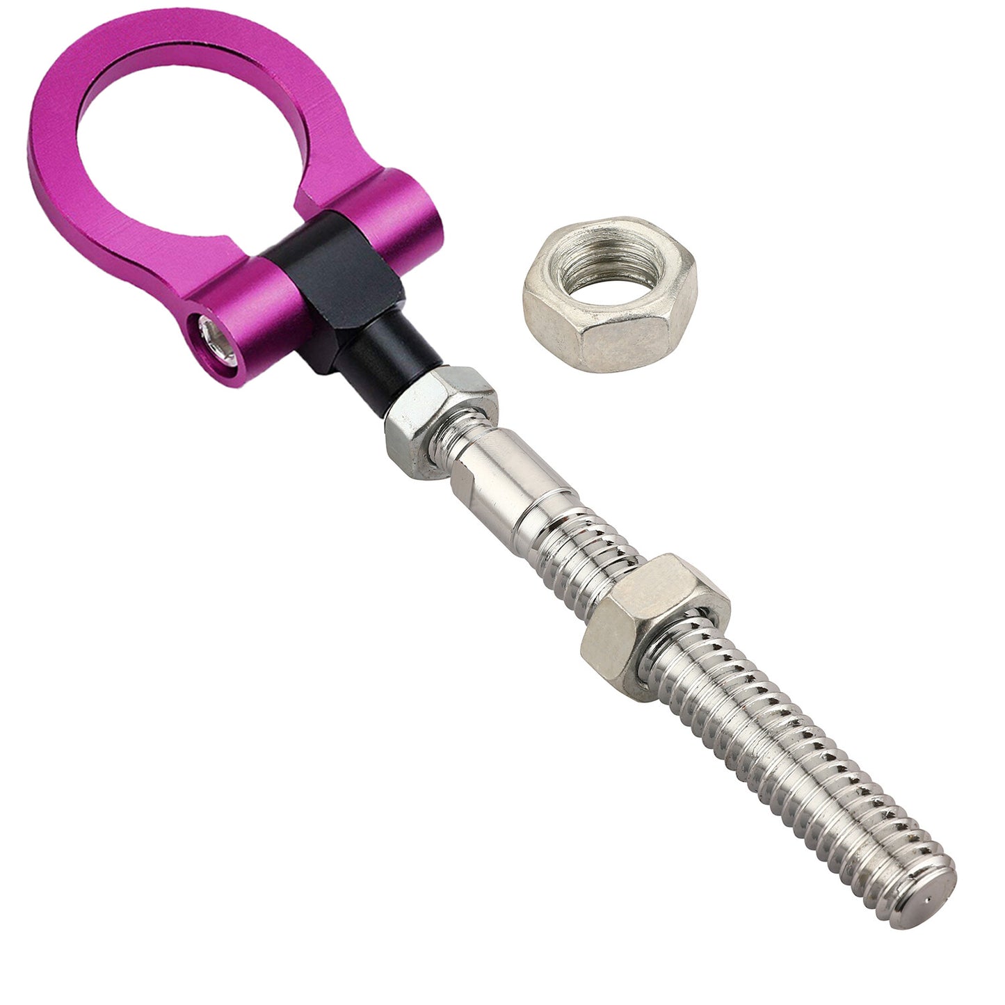 Heavy Duty Purple Folding Tow Hook Track Racing Towing Fits for Cherokee Compass Q