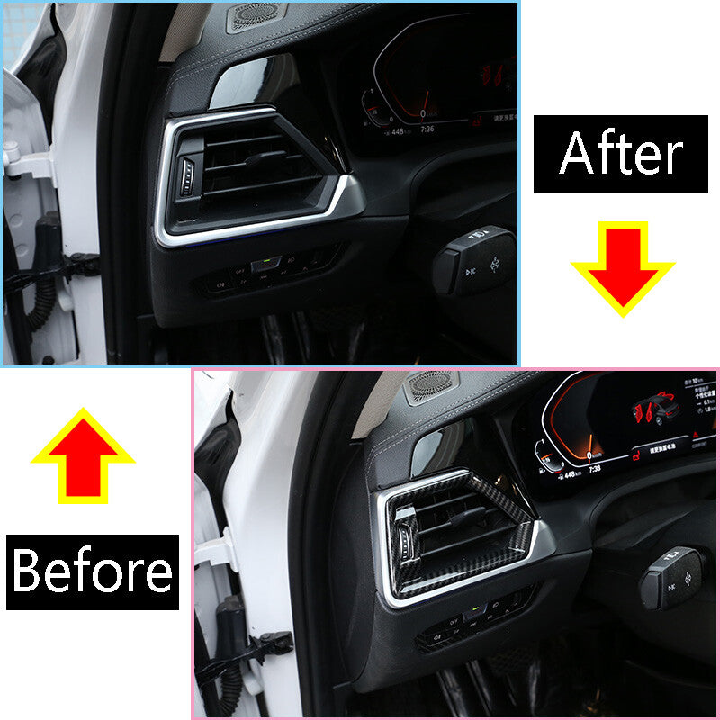 2-Pack Silver Chrome ABS Hood Side Panel Cover Trim for Hummer H3 2005-2009 - v