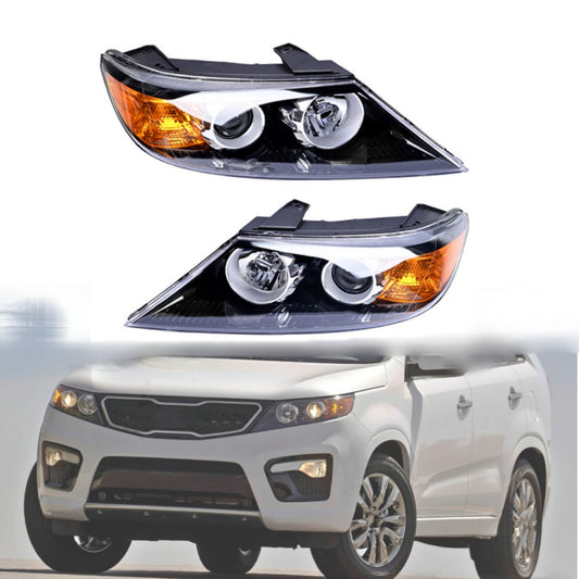 For 2011-13 for Kia Sorento Headlight Assembly Left Driver+Right Passenger Side
