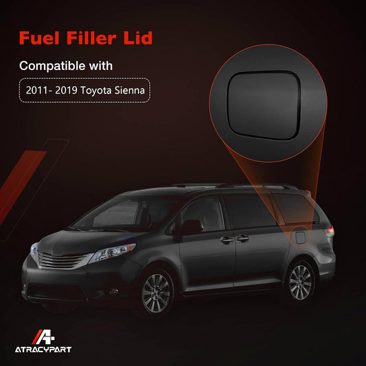 Fuel Filler Tank Cover Door Lid Gas Cap 77350-08020 for Toyota for Sienna 2011-2019
