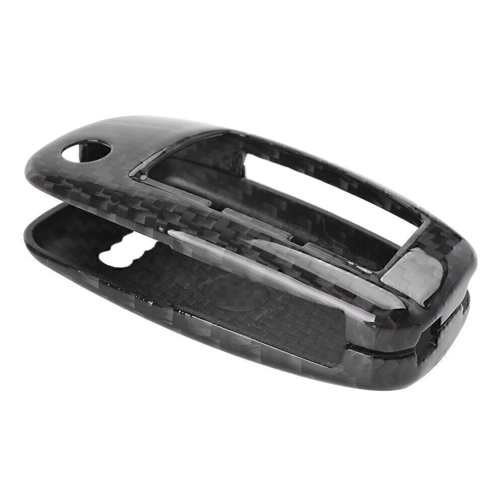 Real Carbon Fiber Car Remote Key Cover Shell Case fit for Audi A3 for A4 for A6 TT R8 Q