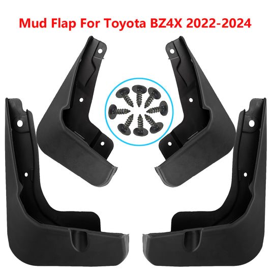 4X for Toyota BZ4X Splash Guards Mudguards Mudflaps Mud Guards Fender 2022-2024 Q