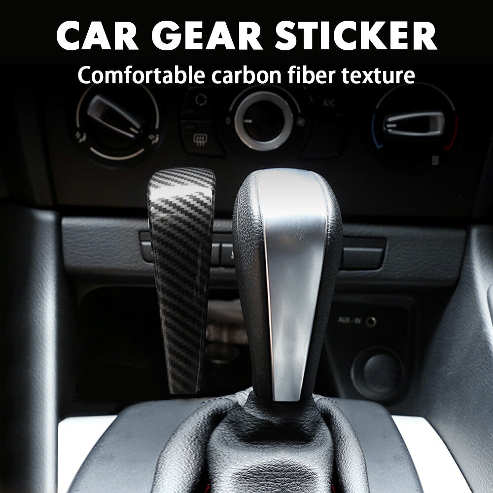 Carbon fiber style gear shift cutter protective cover for 2008-2011 1 . n