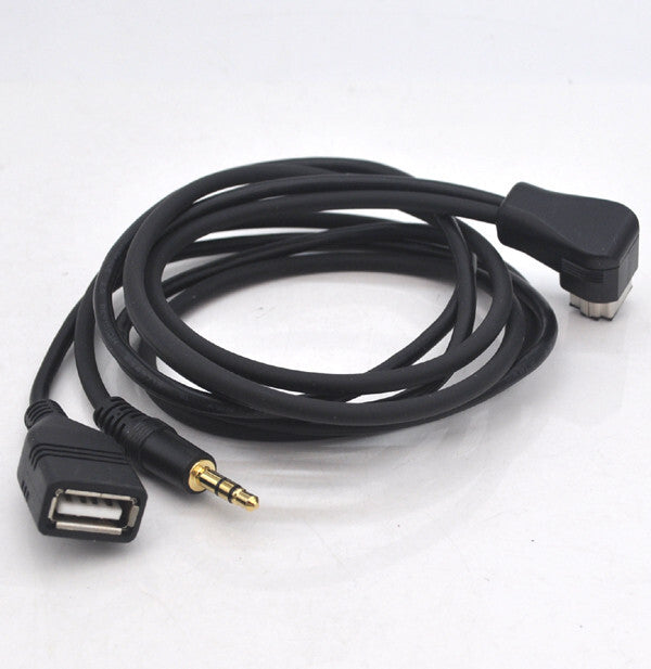 Retrofit USB aux adaptor socket Cable wire headunit Radio for vw for Golf 6 mk6 v