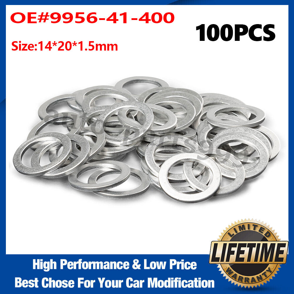 100-piece pack of drain plugs and washing machine seals suitable for Mazda CX-5 MX-5 9956-41-400- n