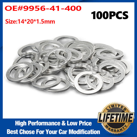 100-piece pack of drain plugs and washing machine seals suitable for Mazda CX-5 MX-5 9956-41-400- n
