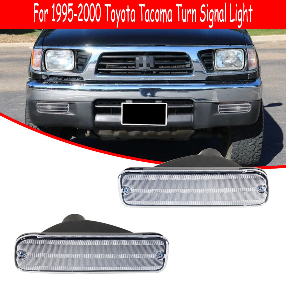 for CHRome Parking Light Housing Left and Right Dual Set for 1995 - 2000 for Tacoma - v