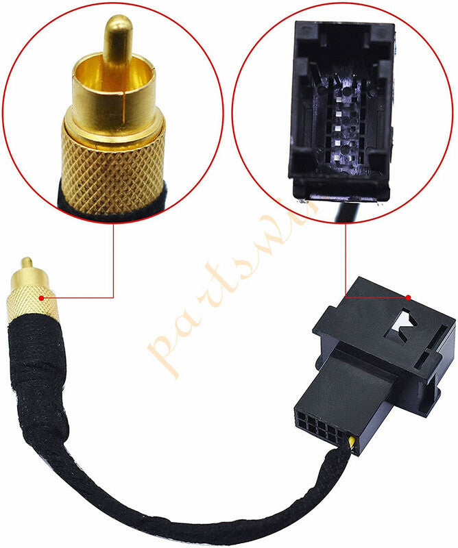4-inch to 8-inch PNP rearview camera harness adapter for Synchronous 2 and Synchronous 3 - n