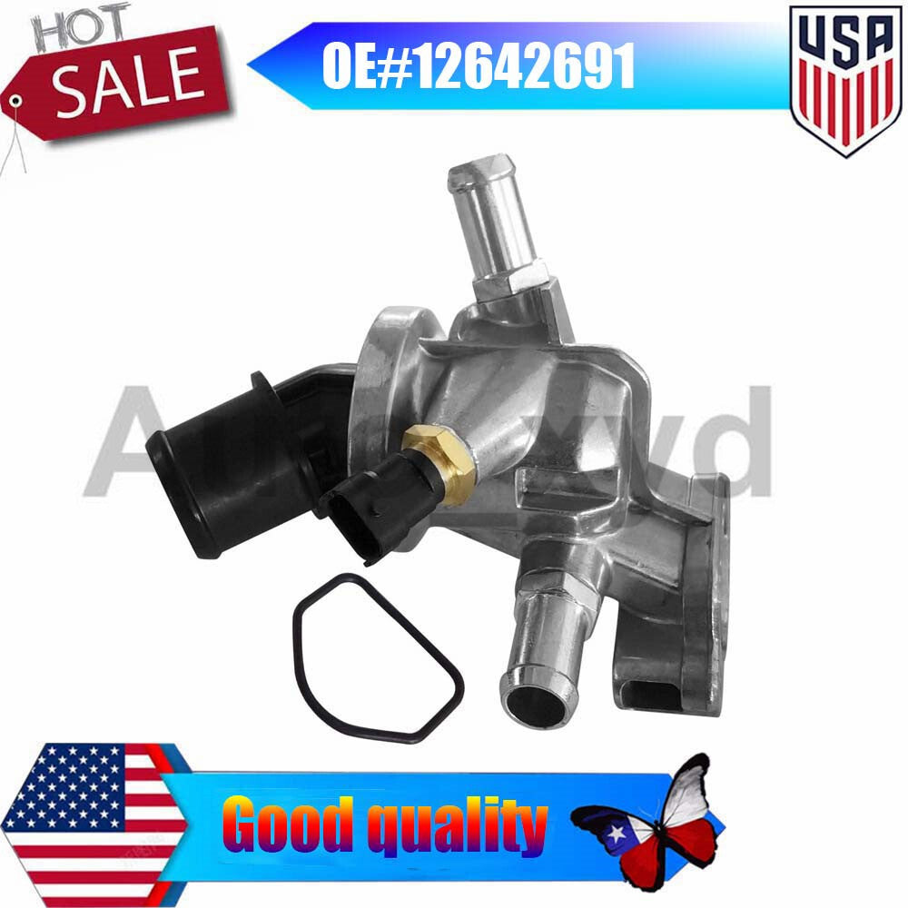 12642691 Engine Coolant Thermostat Housing Assembly for CHEVROLET for GMC for CANYON Q