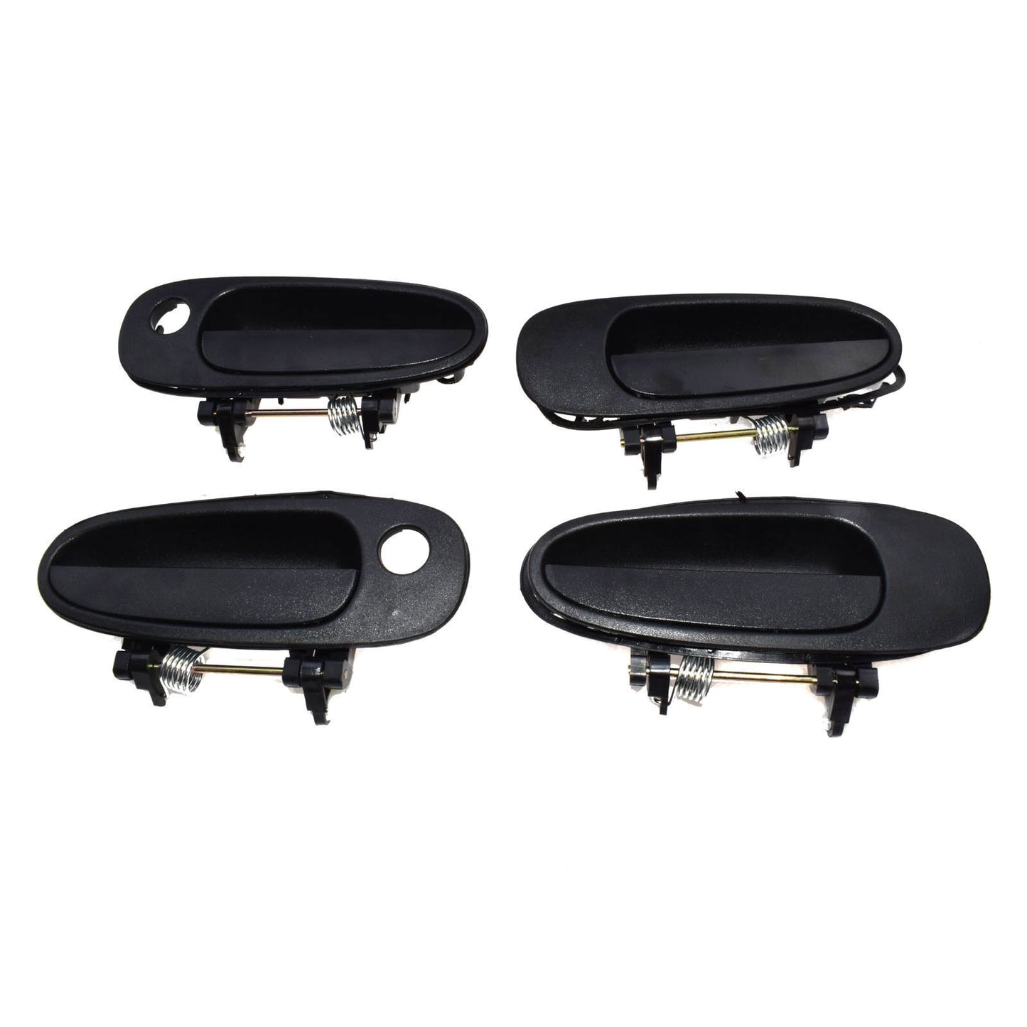for TOYOTA for COROLLA 93-97 Outside Door Handle Front Rear Left Right Black 4 Pcs