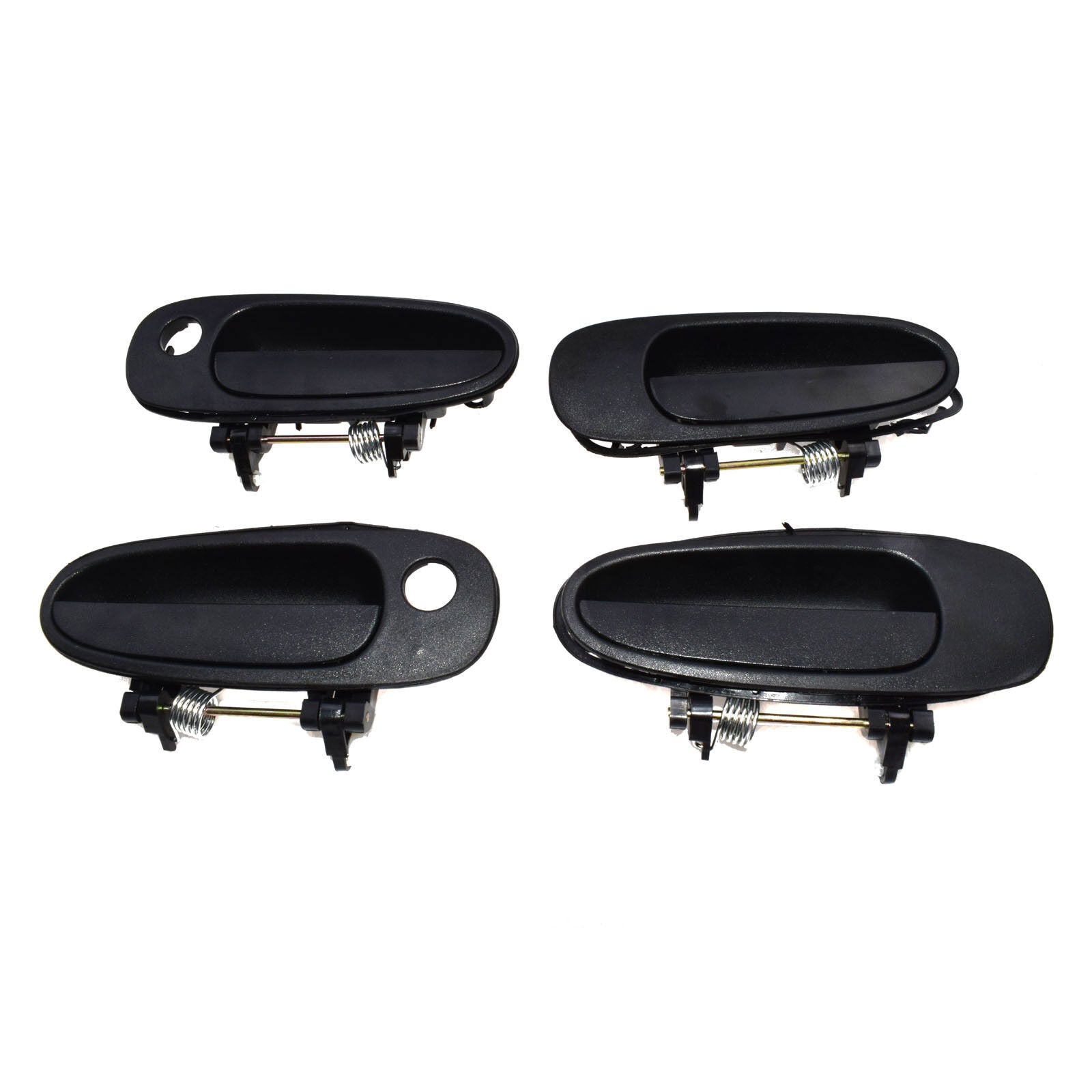for TOYOTA for COROLLA 93-97 Outside Door Handle Front Rear Left Right Black 4 Pcs